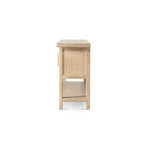 Rowan 60' Solid Reclaimed Pine Sideboard with Lower Shelf Heritage Light Natural Brown