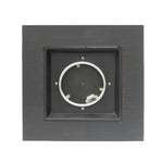 33" Outdoor Iron Square Propane Fire Pit - Brushed Brown