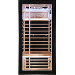 Single-person starlight ceiling lighting sauna