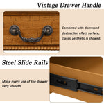 Rectangular Wooden Coffee Table with Storage Drawer