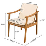 Outdoor Dining Chairs (Set of 2)