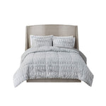 King/Cal King Back Print Long Fur Comforter Mini Set