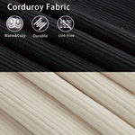 Modular Sofa No Armrests - BeigeBlack