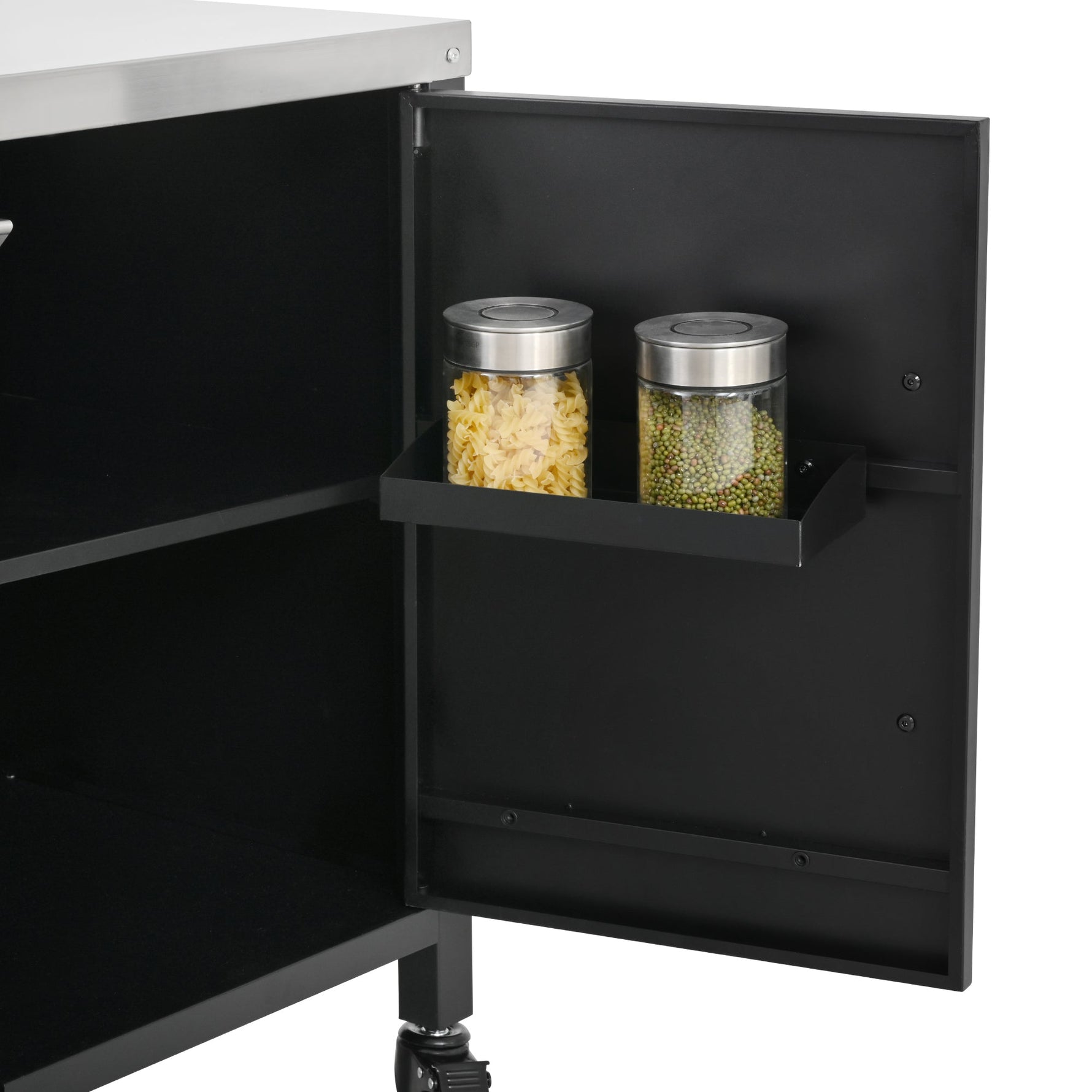 K&K 72.4' Large Grill Table for Big Green Egg