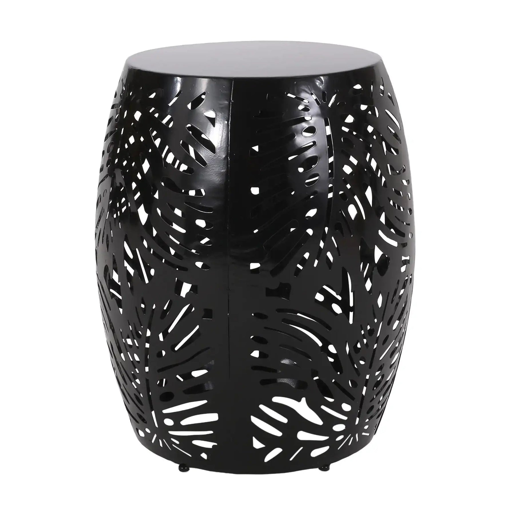 Modern Design Metal End Table, Large