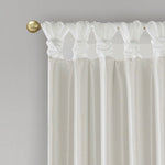 Twist Tab Total Blackout Window Curtain Panel White 50x95