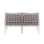 The Sleek All-Weather Resin Outdoor Loveseat and Coffee Table Set