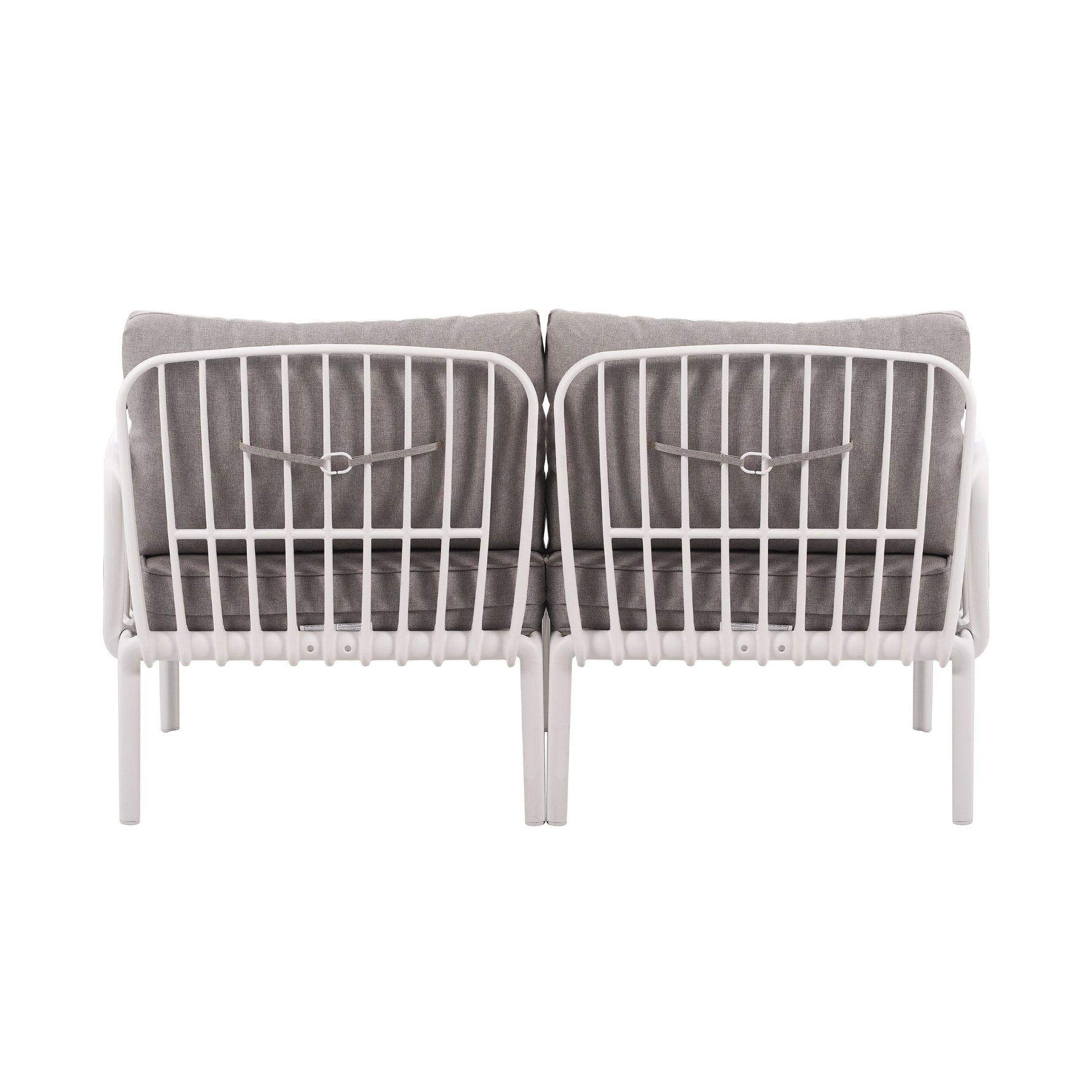 The Sleek All-Weather Resin Outdoor Loveseat and Coffee Table Set