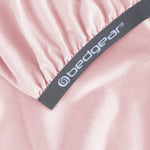 BedGear Hyper-Linen Crib Sheet, Light Pink