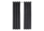 2 Pieces Set Room Darkening Curtain Panels with Grommet - Contemporary Style