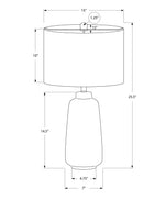Lighting, Table Lamp, Ceramic, Modern - Cream