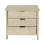 3 Drawer Cabinet - Natural Wood Finish