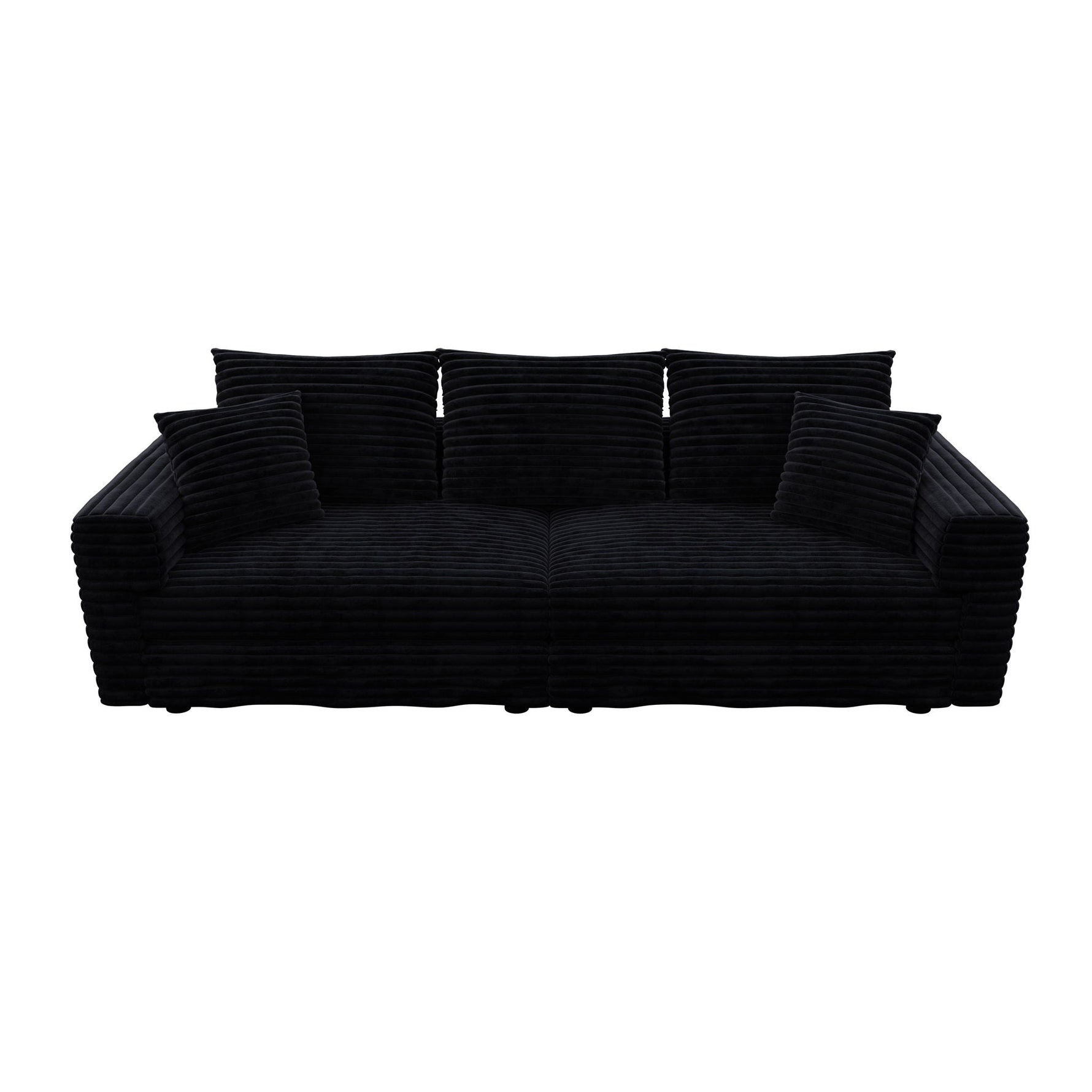 4 Seat Modern Comfy Upholstered Sofa Cloud Couch