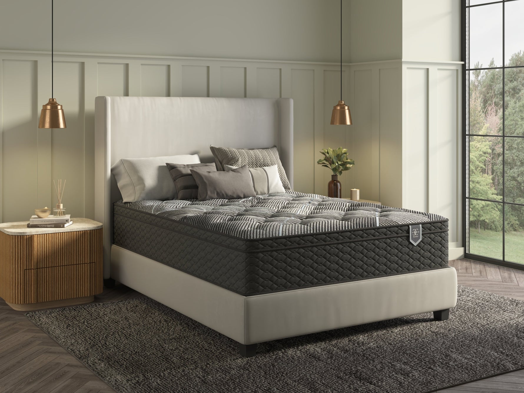 Restonic ComfortCare Hybrid Restful Nights Firm Twin Mattress