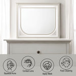 Laveda Mirror With LED - White