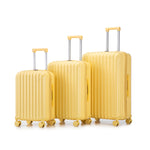 20/24/28 ABS Spinner Wheel Luggage Set with USB Port & Cup Holder