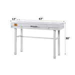Cargo Vanity Desk With Functional Storage