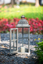 Wooden Candle Lantern Decorative Set for Indoor and Outdoor Use