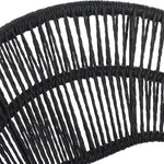 Cyril Outdoor Wicker Papasan Style Dining Chair with Teak Finished Leg and Dark Gray Faux Rattan - Set of 2