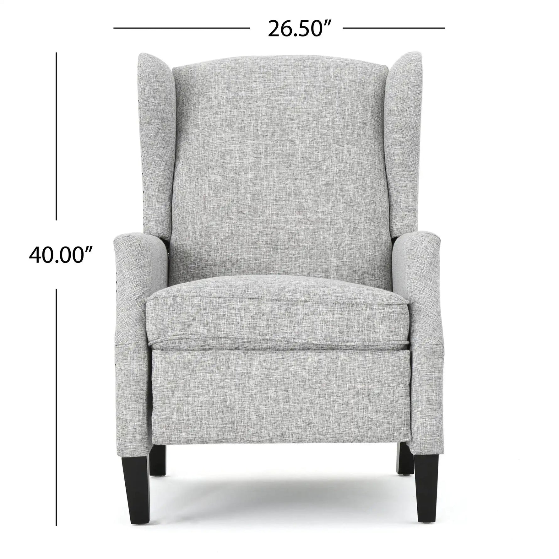 Westeros Wing Back Fabric Upholstered Recliner
