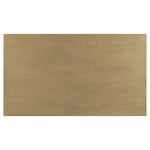 55.1' Wood Coffee Table with Black Legs and Open Storage Shelves