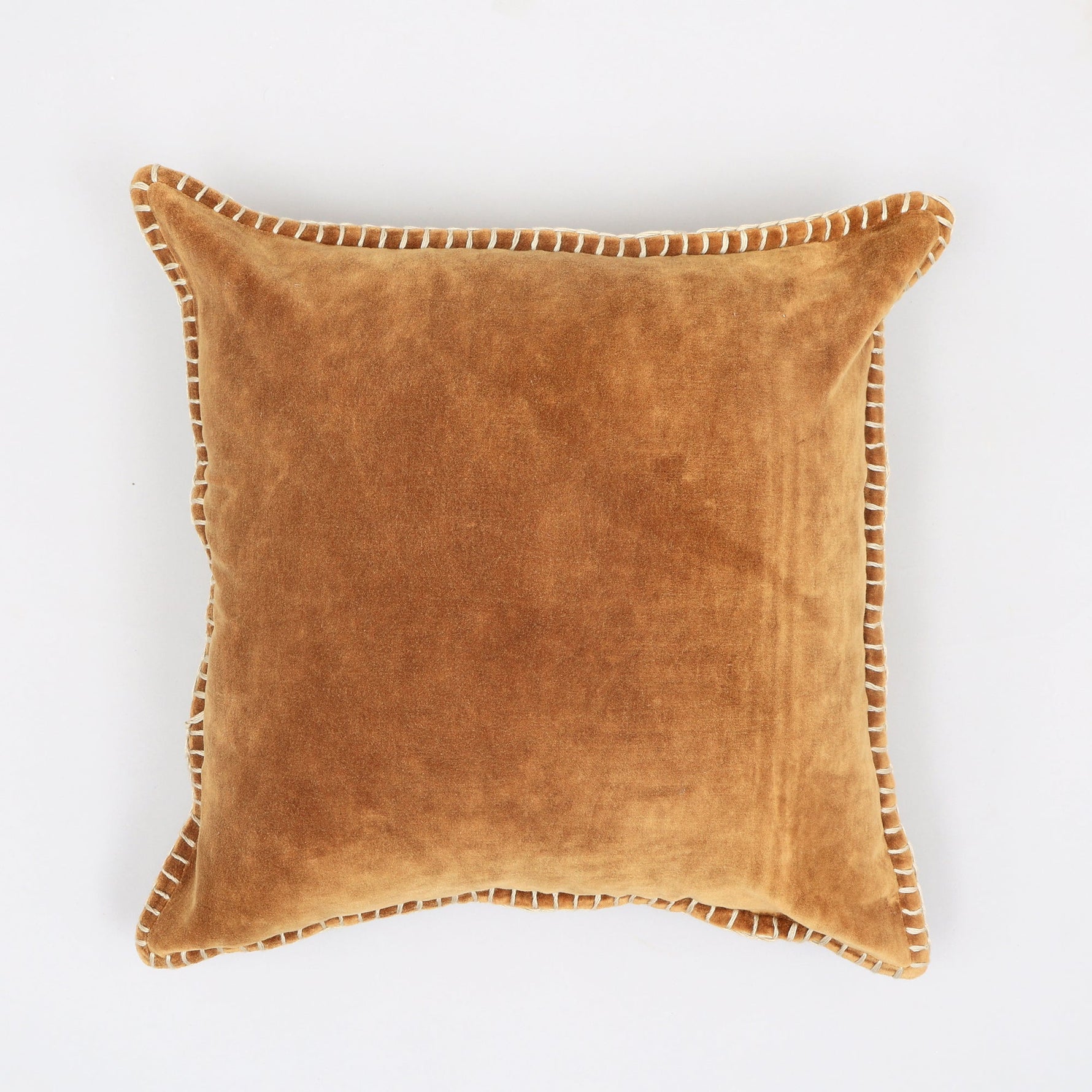Olivia Stonewashed Velvet Pillow – 19" Square