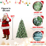 8 Ft The Full-Bodied Pre-Decorated Pinecone Christmas Tree