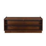 Modern Rectangle Coffee Table with 4 Drawers and 2 Display Shelves