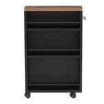 4 Tier Narrow Rolling Kitchen Slim Storage Cart