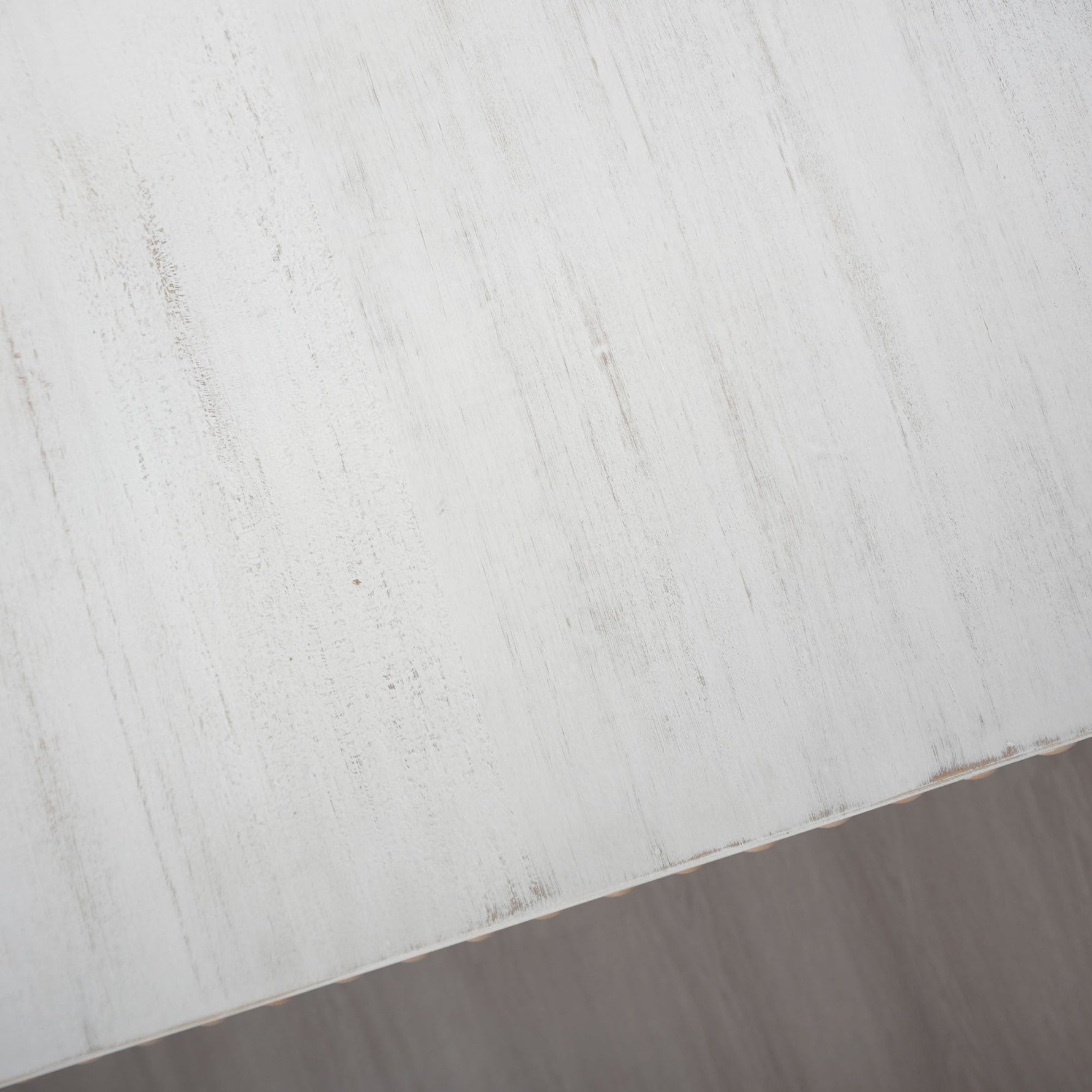 Washed White Console Table, 59in Entryway Table