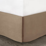 7 Piece Faux Suede Comforter Set Tan California King