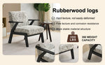 Mid-Century Modern Lounge Armchair - Seat Cushion (Beige + Grey)