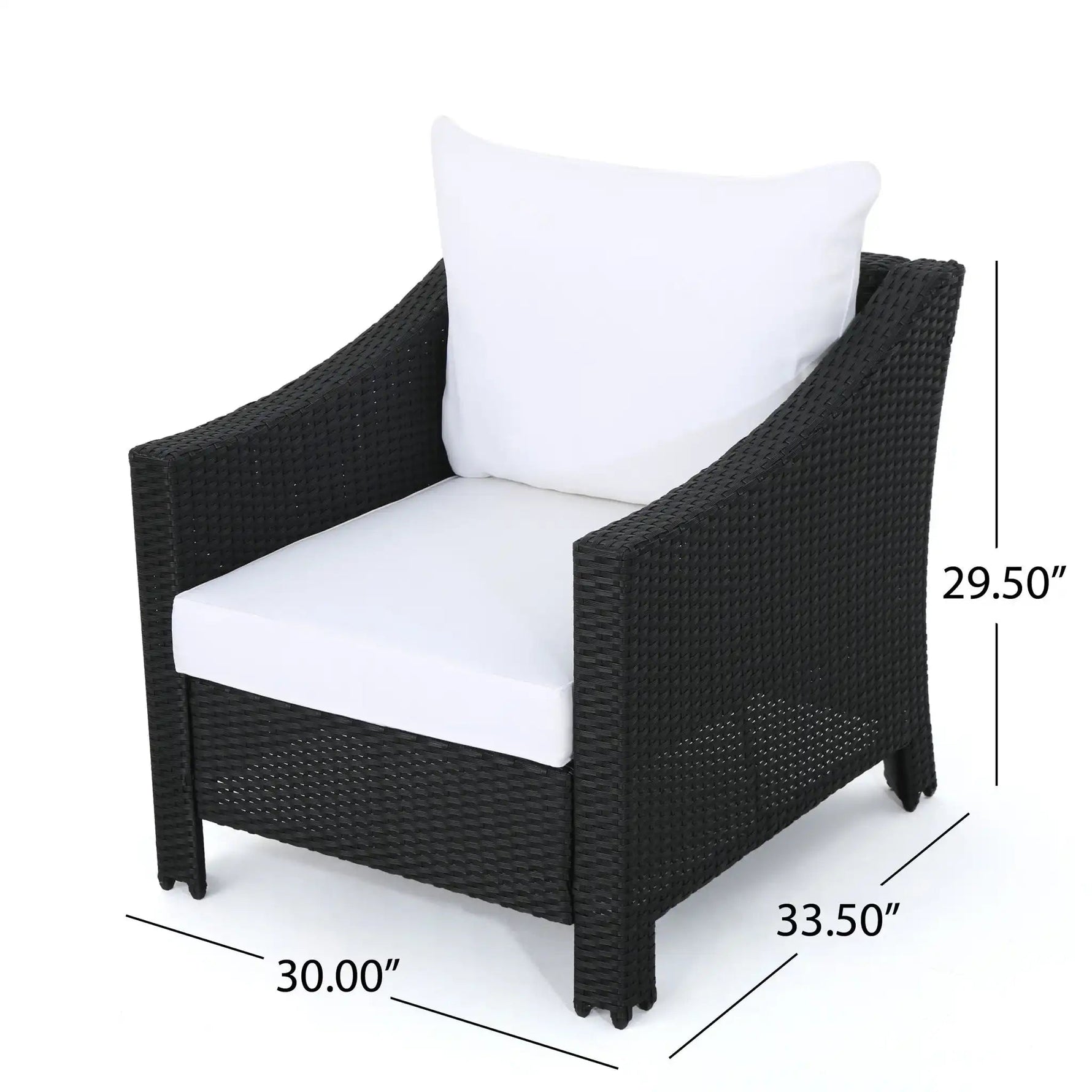 Antibes Armchair With Water Resistant Cushions Set of 2