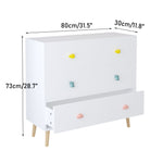 3 Drawer Dresser Storage Cabinet With Anti-Tip Safety