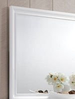 Traditional Style Queen 4 Pc Storage Bedroom Set Made with Wood in White