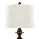 Montgomery 29" Contemporary Metal Table Lamp Set of 2 in Oil Rubbed Bronze
