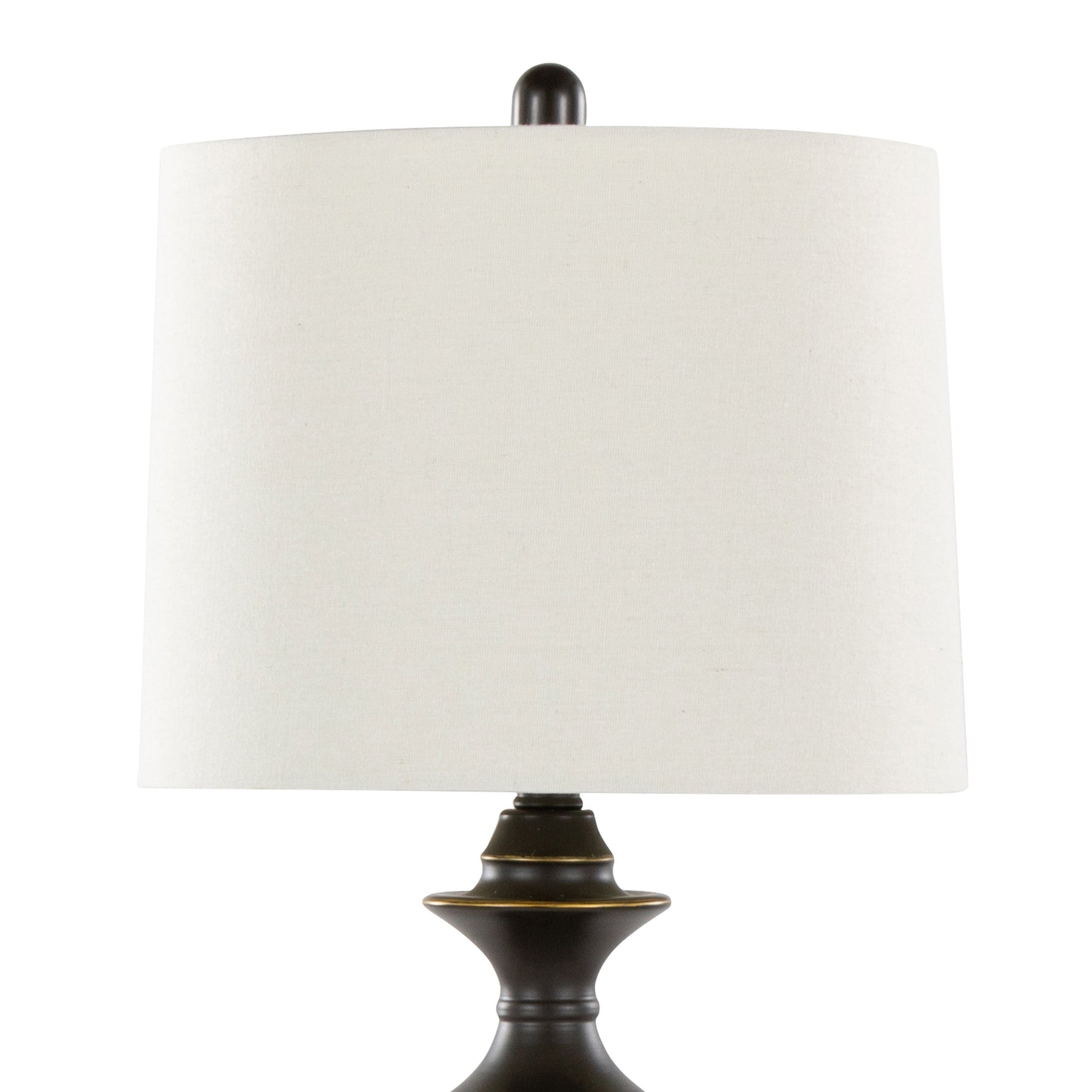 Montgomery 29" Contemporary Metal Table Lamp Set of 2 in Oil Rubbed Bronze