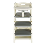 Multifunctional Growing Up Dining Chair With Adjustable Height And 5 Point Seat Belts