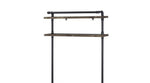 Ensata Rustic Writing Desk - Black / Oak