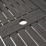 7-Piece Outdoor Dining Set with Extendable Acacia Wood Table