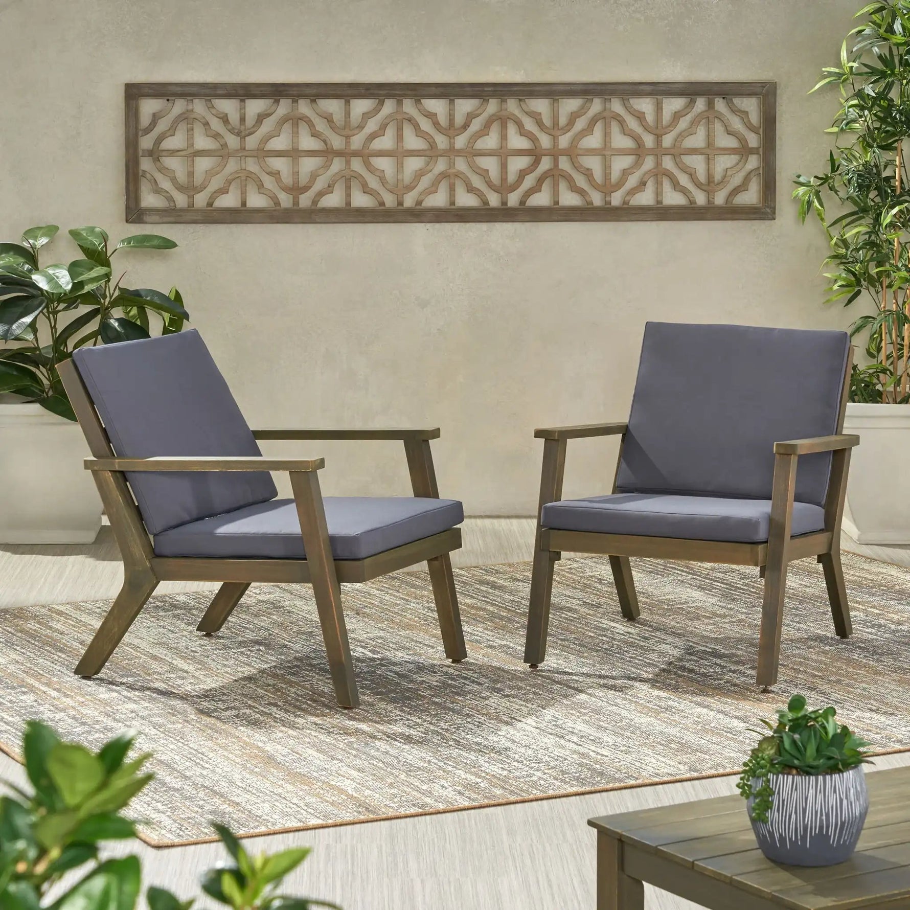 Outdoor Club Chair With Cushion