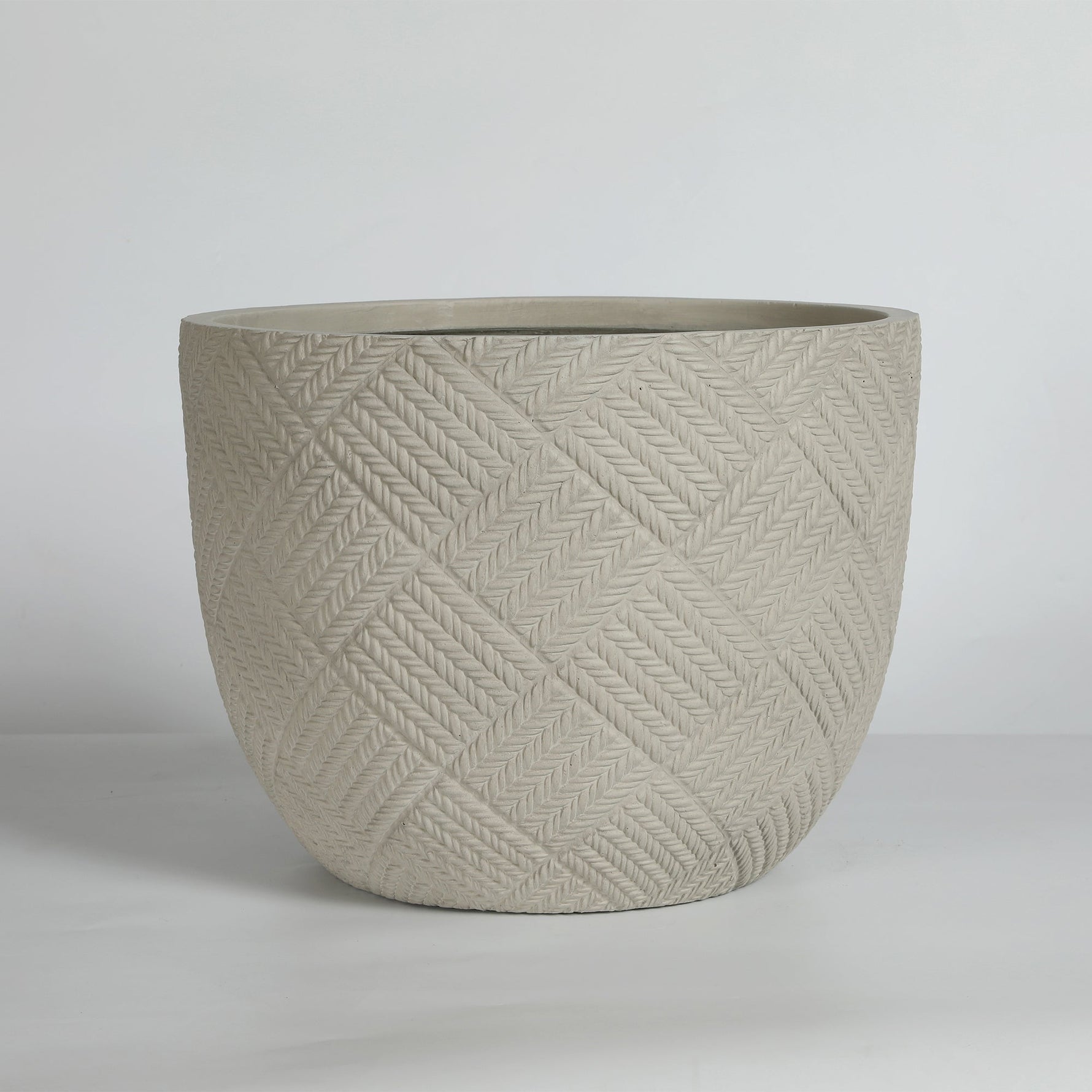 Round Concrete Planter Set of 2