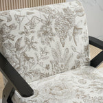 Mid-Century Modern Lounge Armchair - Seat Cushion (Beige + Grey)