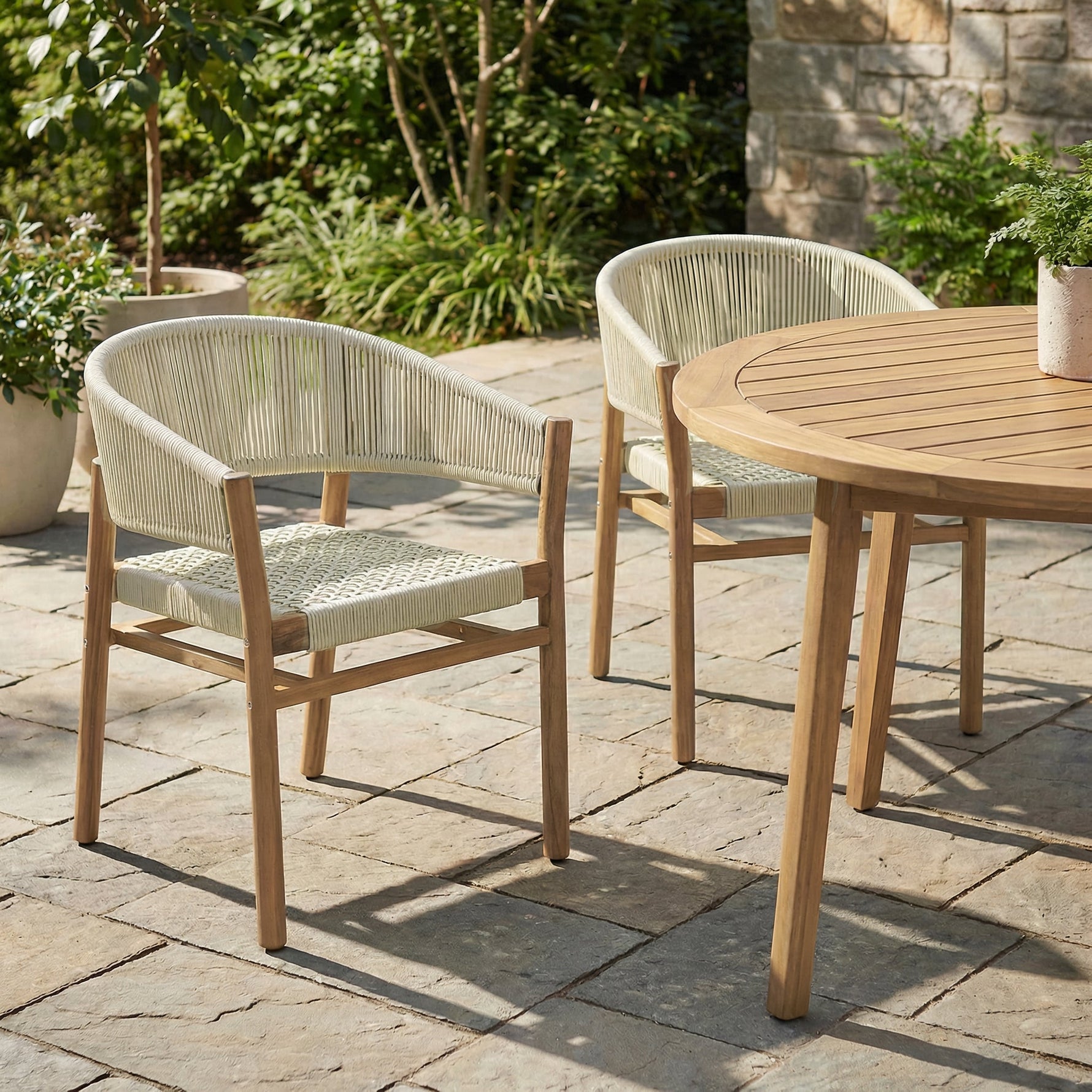 Outdoor Accent Chair Set - 2 Person Seating Group