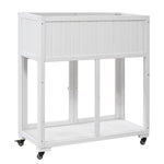 TOPMAX Patio Mini Wood Cold Frame Greenhouse