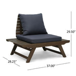 Sedona Outdoor Club Chair With Slatted Design