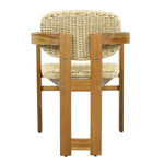 Outdoor Woven Rattan Chair Set Two Accent Chairs