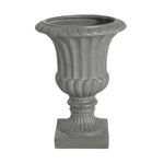 Outdoor Garden Urn Planter, Gray