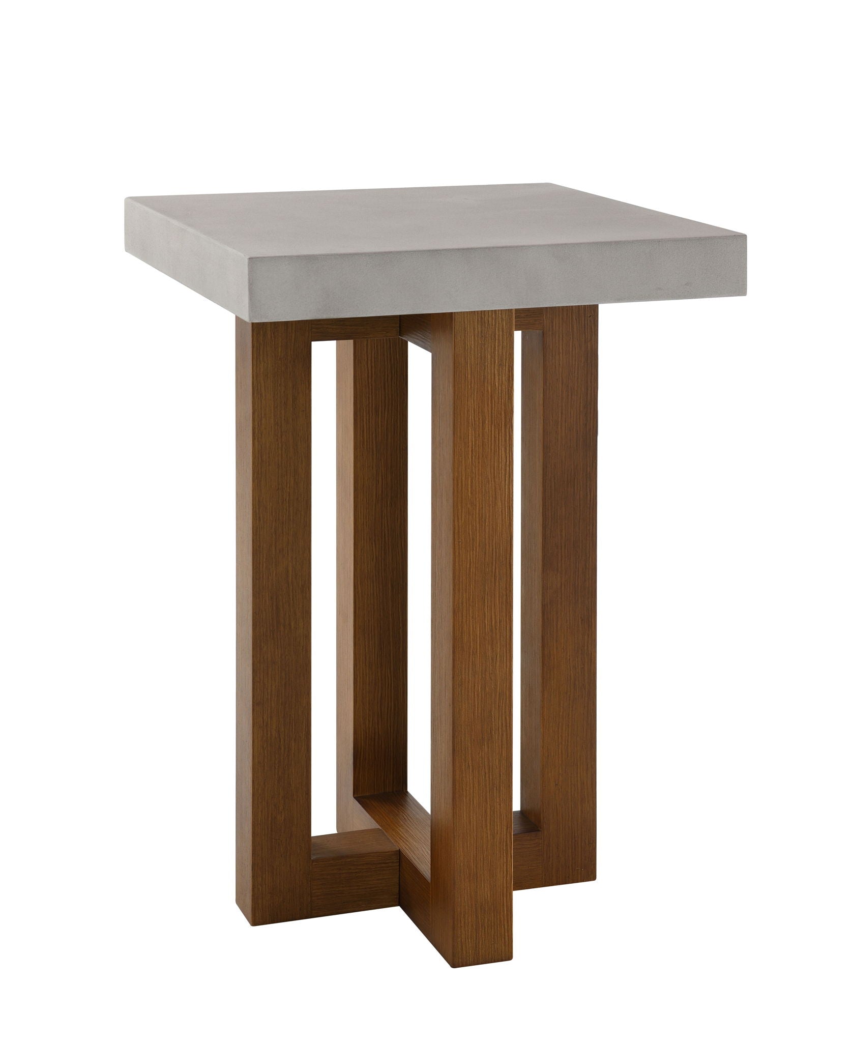 Keven Faux Concrete Top Table