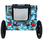 Outdoor Heavy Duty Collapsible Pet Bike Trailer with 16-Inch Wheels